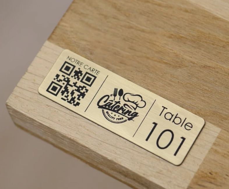 QR menu za posamezno mizo