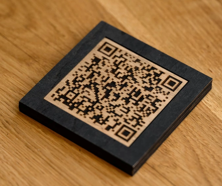 QR menu podstavek