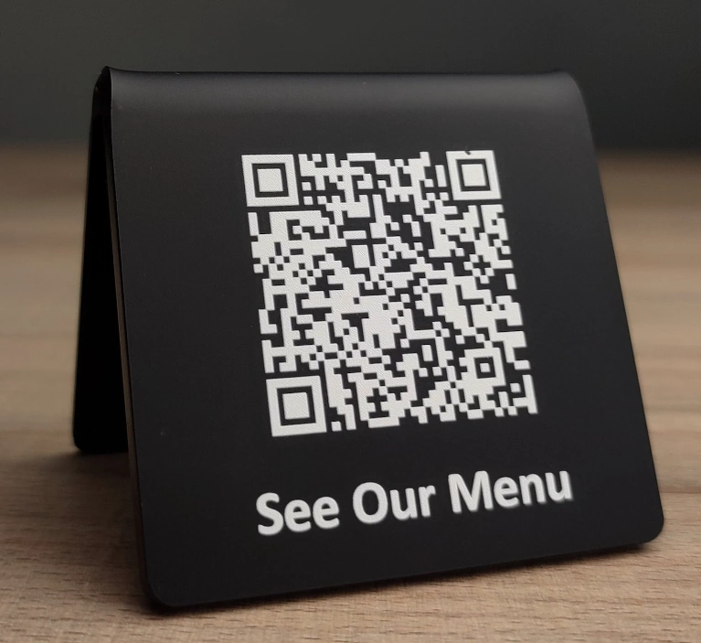 QR menu za samostojen menu